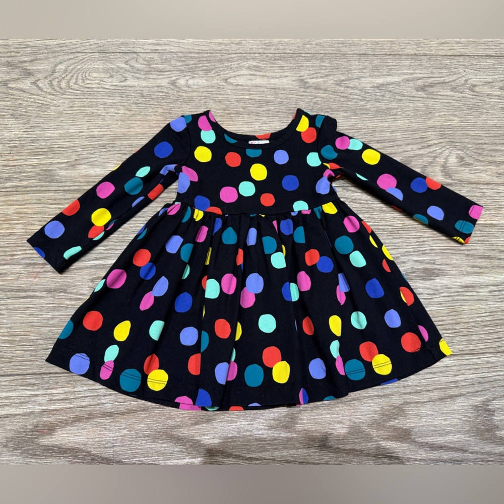 Hanna Andersson Holiday Polka Dot Skater Dress